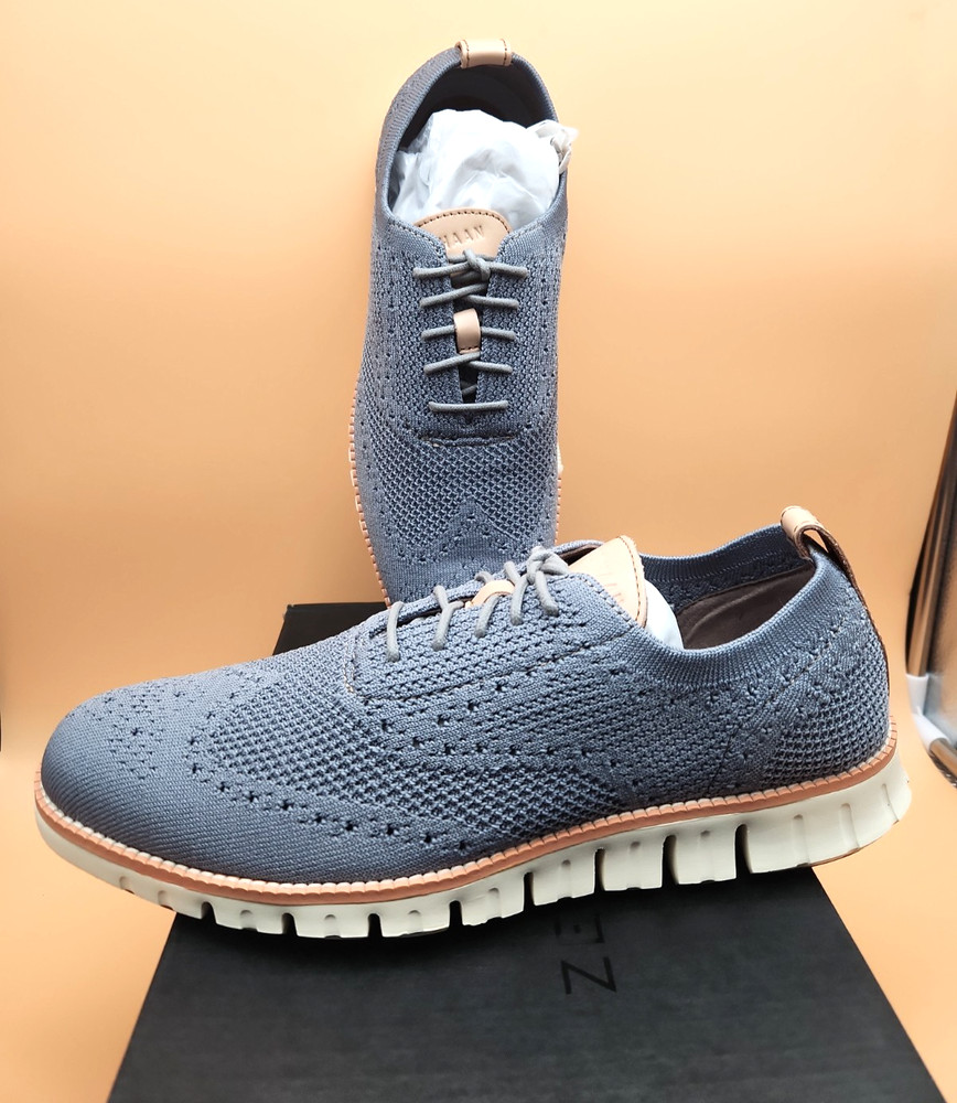 Cole Haan Zerogrand Stitchlite  Men's Oxford Gray Shoes - Size 9 Medium