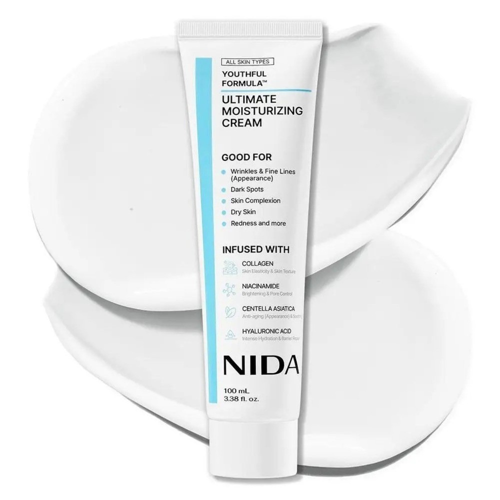 Nida Ultimate Moisturizing Cream.Youthful Formula, 3.38 fl oz