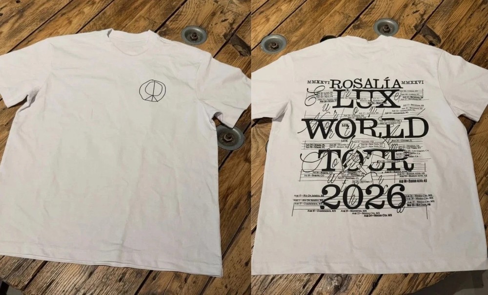 Rosalia Merch The Lux Tour 2026 Hot For God T-Shirt