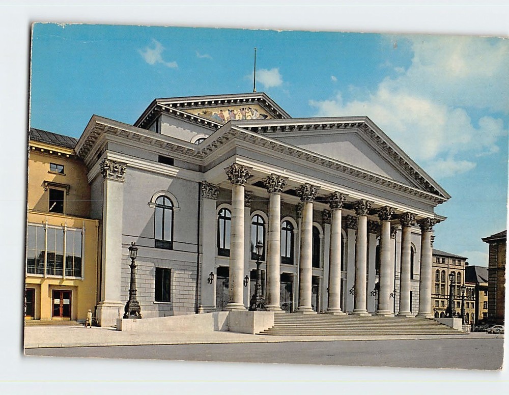 Postcard National Theatre Munich Germany