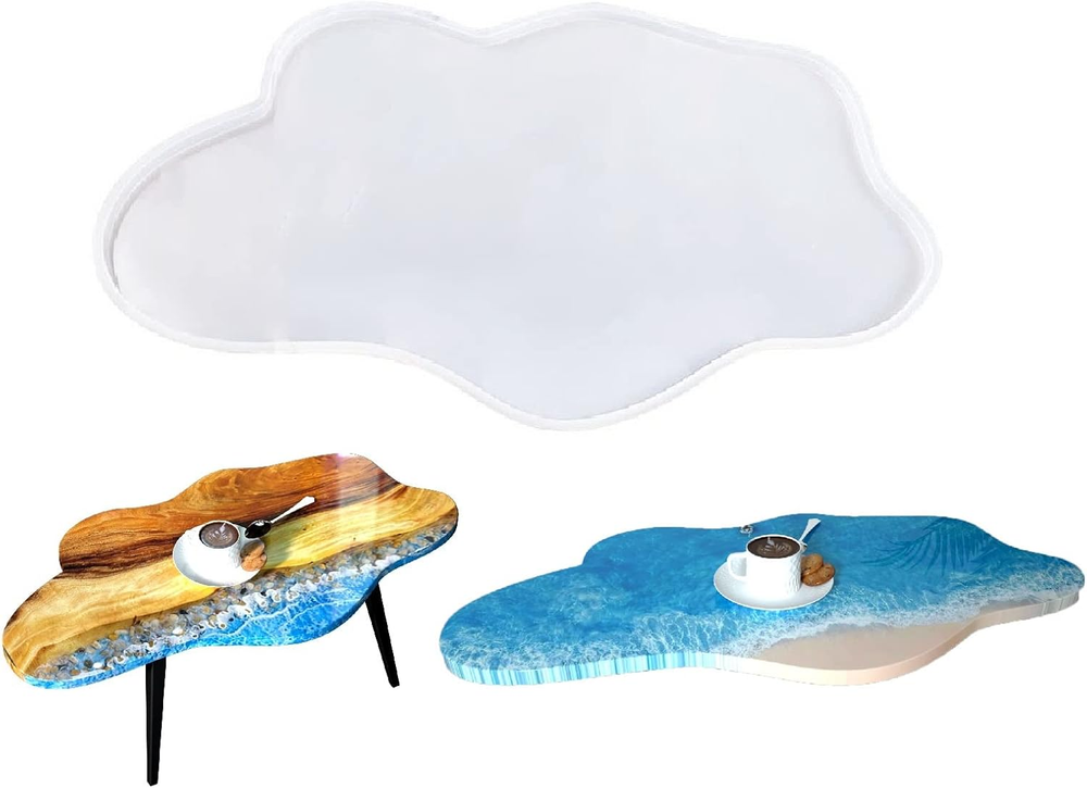 Large Resin Table Mold 24 inch Epoxy River Table Mold, Silicone Resin Tray Molds