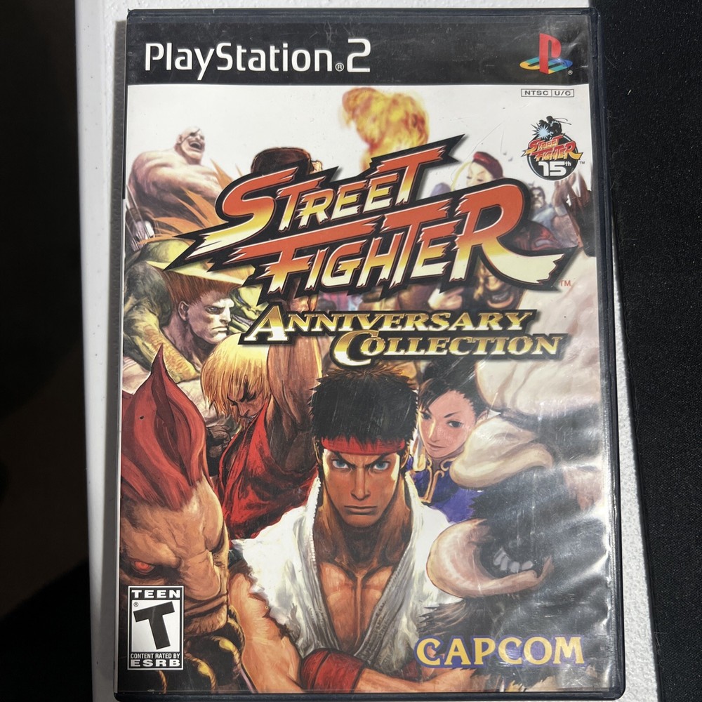 Street Fighter Anniversary Collection PlayStation 2 PS2 CIB Complete w Manual
