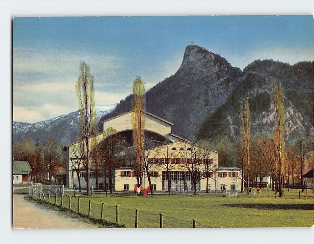 Postcard Passionstheater mit Kofel Oberammergau Germany