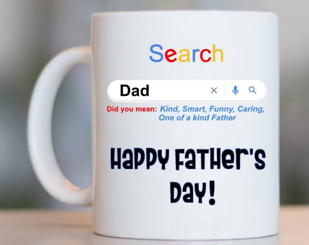 Custom Father's Day Mug Gift For Father's Day Dad Mug Gift For Dad Custom Search
