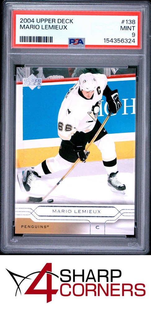 2004 Upper Deck #138 Mario Lemieux Penguins Hof Pop 5 Psa 94SC: The hobby’s top consignment resource on eBay!