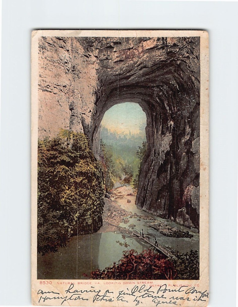 Postcard Natural Bridge Virginia USA