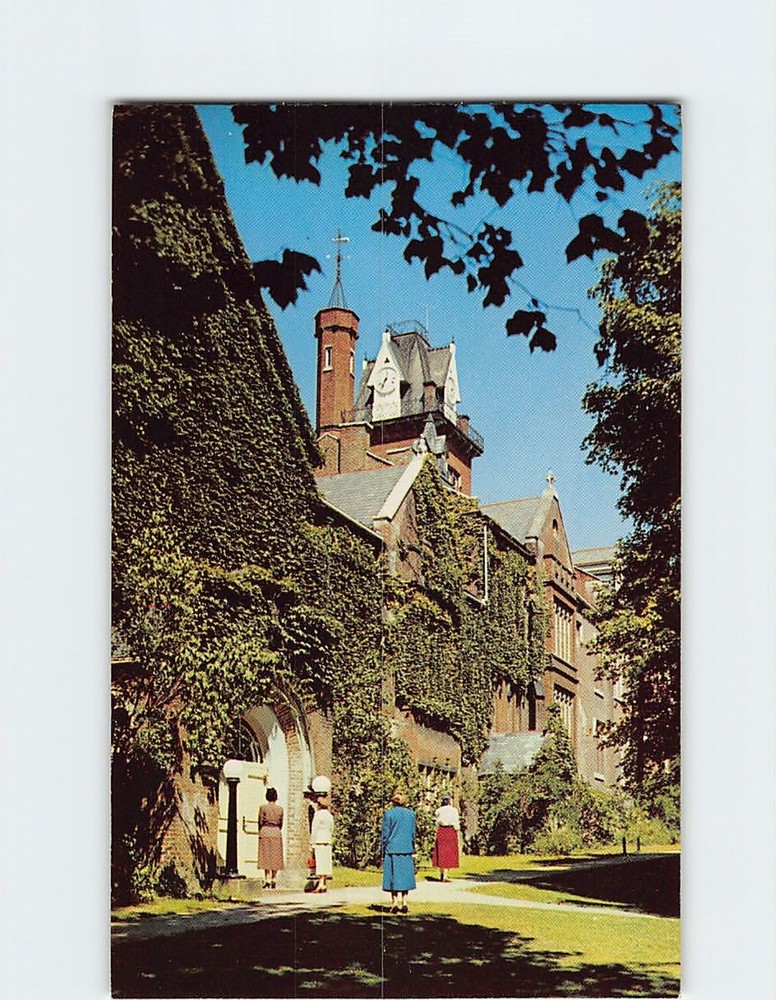 Postcard Old Main And Commencement Hall Bethany College Bethany WV USA