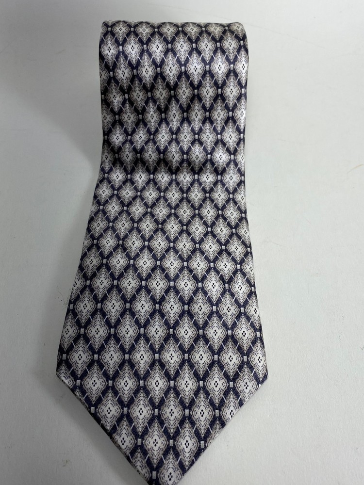 Vintage Pierre Cardin 100% Silk Necktie Mens Tie Geometric 58