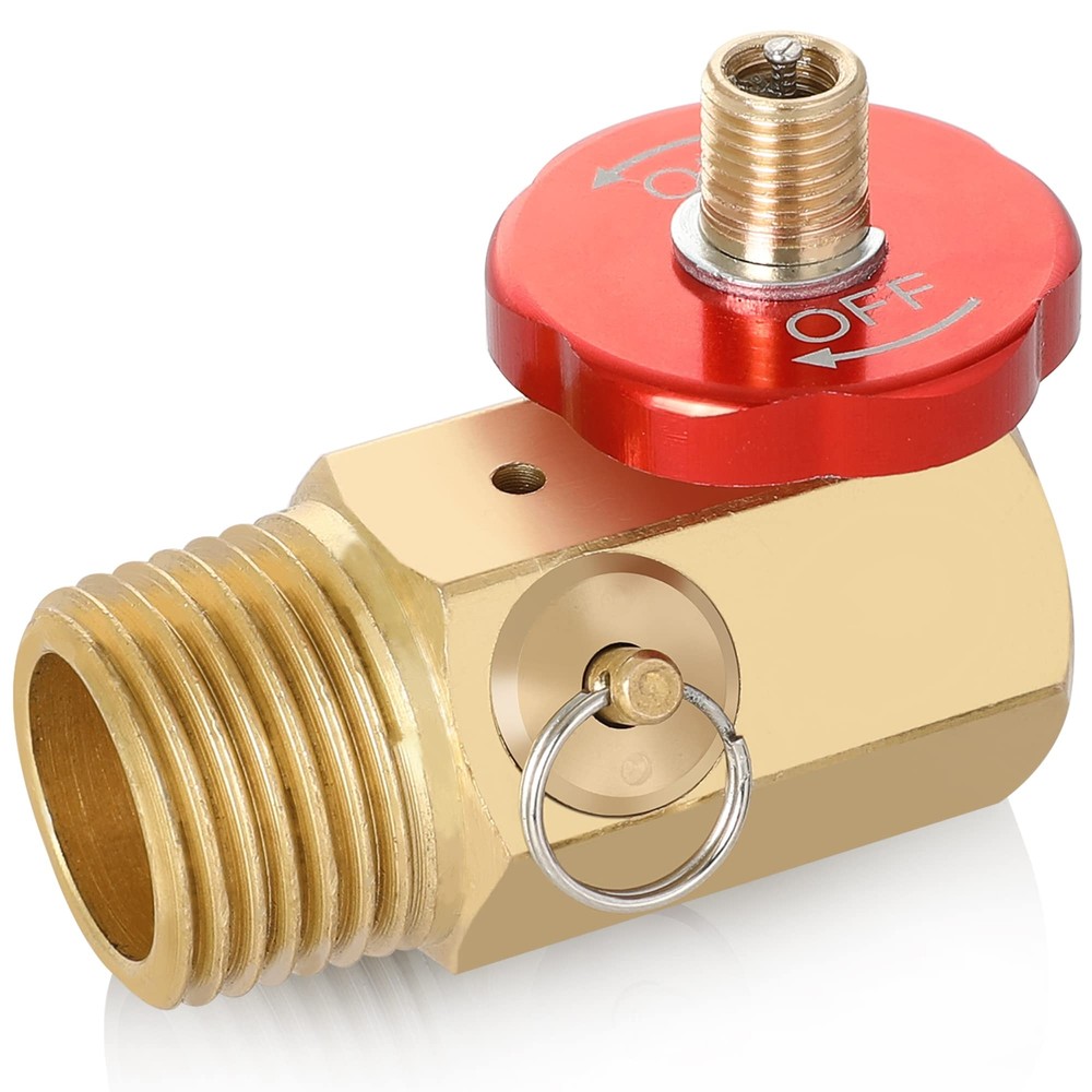 Hromee Air Tank Manifold Tool with Fill Port Aluminum Shut Off Safety Valve a...