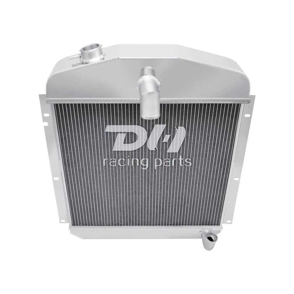 For 1947-1949 48 Plymouth Chrysler P15 Deluxe 4.1/5.3L V8 3Row Aluminum Radiator