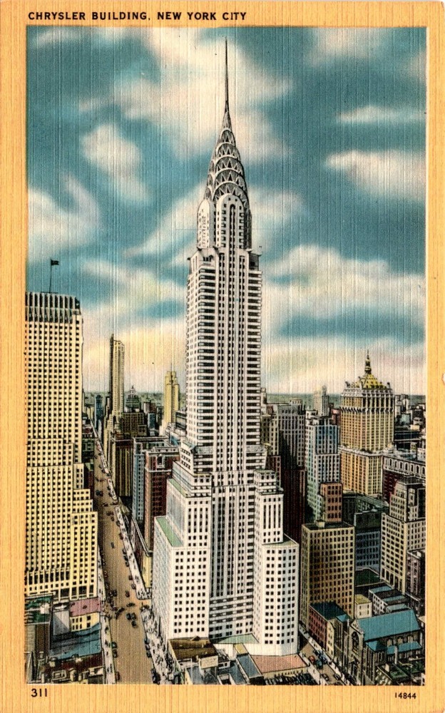 CHRYSLER BUILDING, NEW YORK CITY Postcard