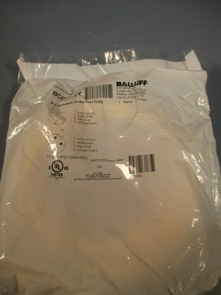 Balluff Connector/Connecting Cable Bcc0Chy