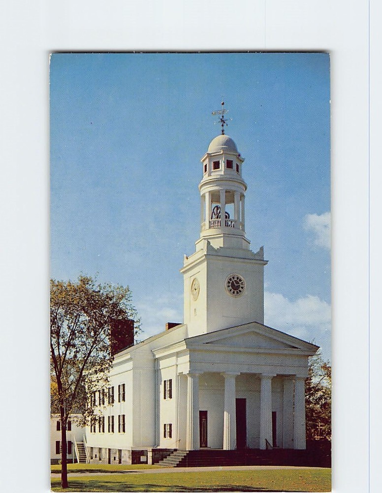 Postcard First Parish in Concord Unitarian Gathered 1636 Massachusetts USA