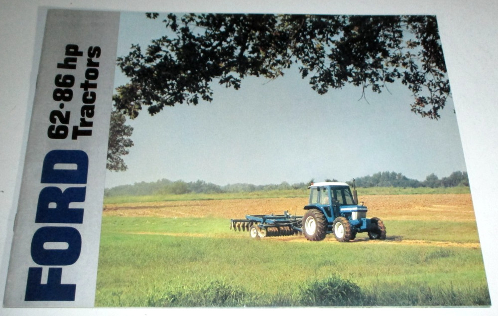 *Ford 62-86HP Model 5610 6610 6710 7610 7710 Tractor Sales Brochure AD-4730 NH