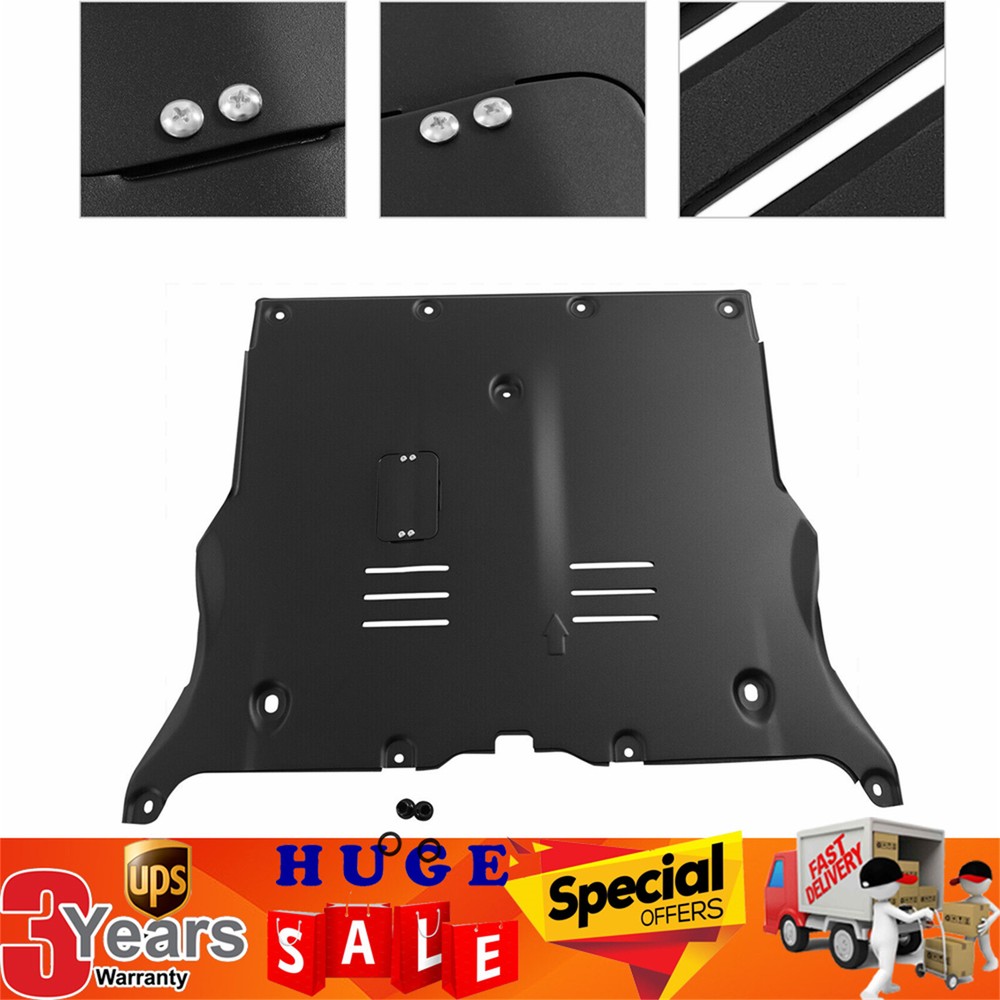 2018-2022 Tesla Model 3 Front Skid Plate Under Engine Guard Cover in Black
