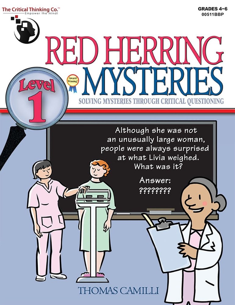Red Herring Mysteries Level 1 Workbook - Solving Mysteries through Critical Que,