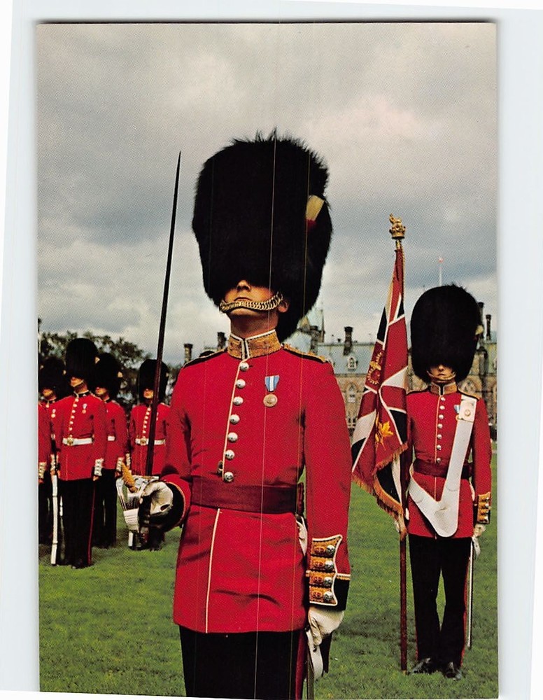 Postcard Changing the Guard on Parliament Hill Ottawa Ontario Canada