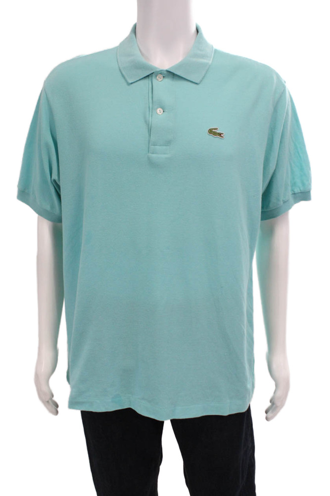 Lacoste Men's Collared Short Sleeves Basic Polo T-Shirt Blue Size 7Free Shipping in US $100+ Orders | $6.95 Orders Below