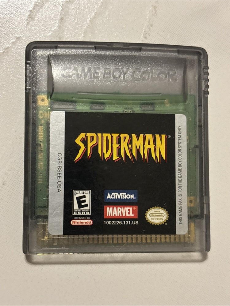 Spider-Man Nintendo Game Boy Color Game Cartridge - Authentic- Untested