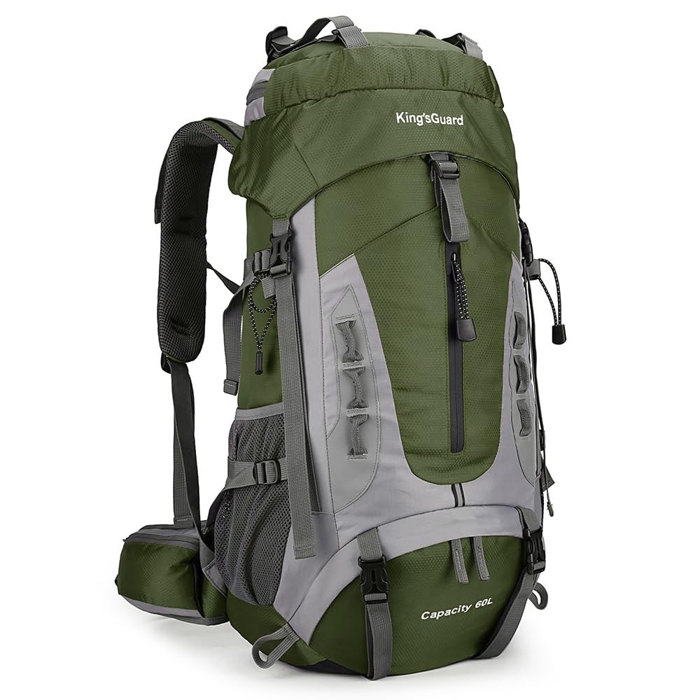 King'sGuard 60L Hiking Backpack for Men and Women Lightweight Camping Hiking ...