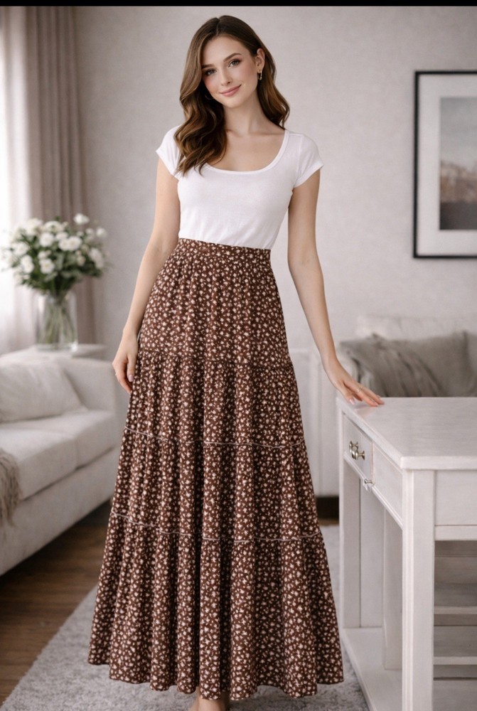 Aeropostale Size Extra Small Brown Maxi Skirt