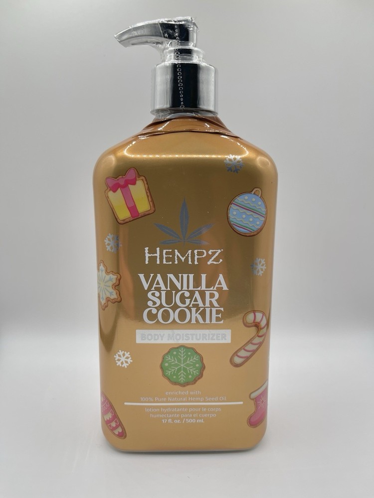 Hempz Vanilla Sugar Cookie Lotion 17 fl oz Vegan Paraben-Free Body Moisturizer