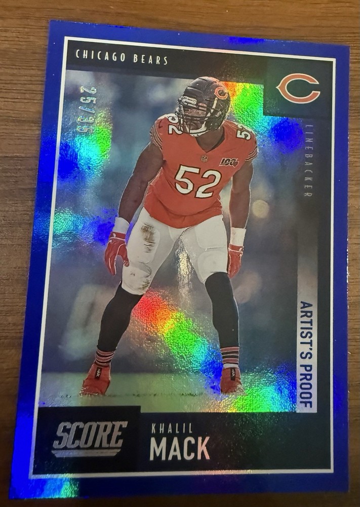 2020 Score - Khalil Mack #211 Artist's Proof /35