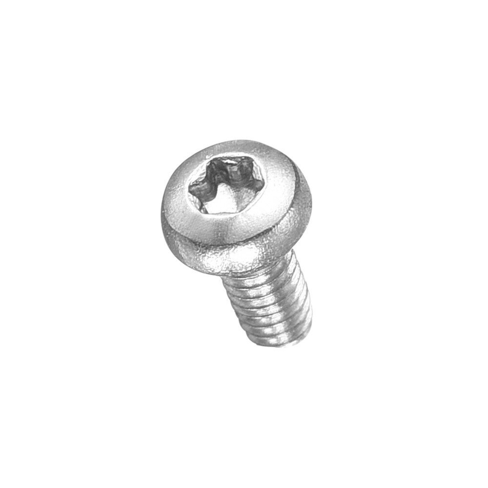 M2-0.4x4mm Pan Head Torx Screws 75Pcs 304 Stainless Steel Silver Tone