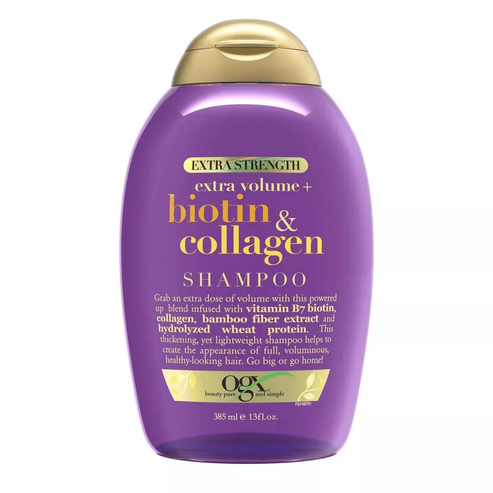 OGX Extra Strength Biotin & Collagen Shampoo for Hair Growth 13 fl oz