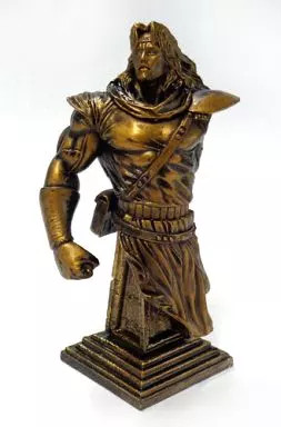 Fist of the North Star Raoh Legend Mini Figure Toki Bust Gold