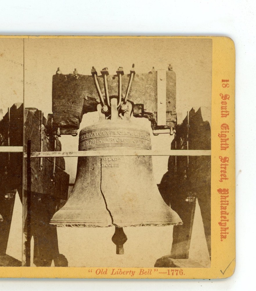 Independence Hall Liberty Bell Philadelphia PA James Cremer Stereoview