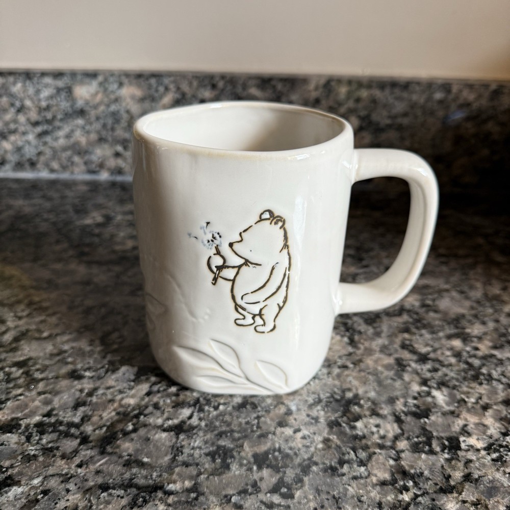 Rae Dunn Disney Winnie The Pooh Hot Chocolaty Ceramic Mug Large