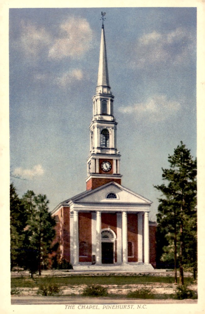 The Chapel, Pinehurst, North Carolina Postcard