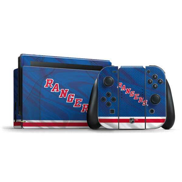 NHL New York Rangers Nintendo Switch Bundle Skin - New York Rangers Home Jersey