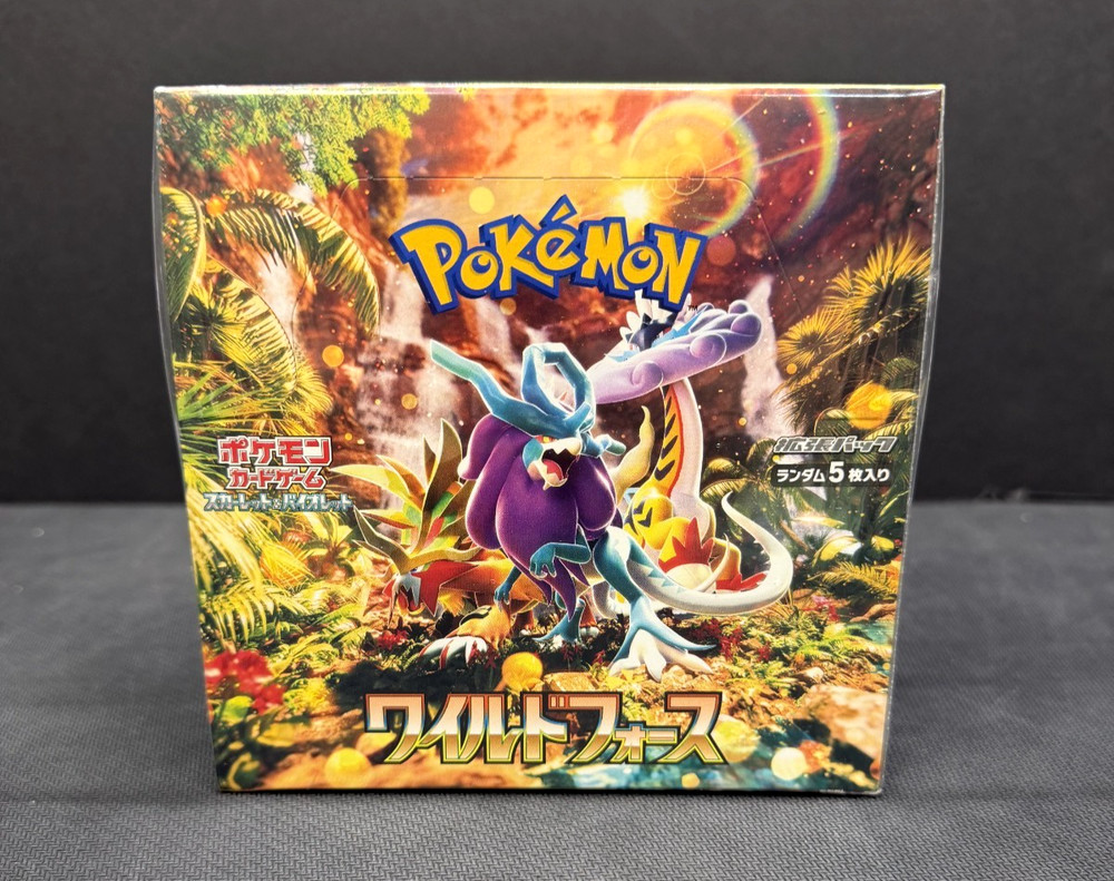 2024 Pokemon JPN sv5K Wild Force Booster Box - Factory SealedRCH IS ACCEPTING CONSIGNMENTS! UP TO 95% PAYOUTS!