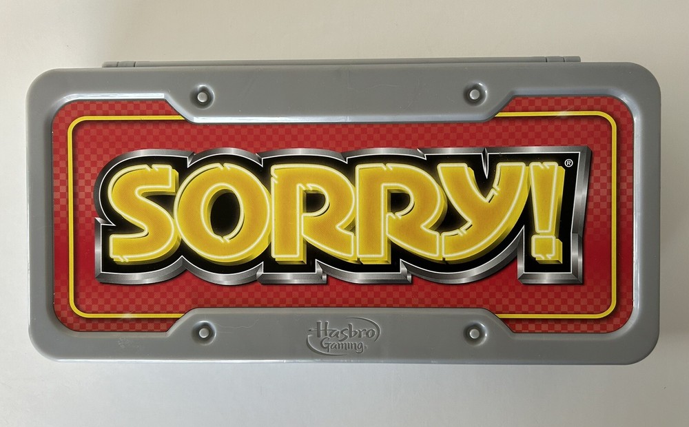 SORRY! Travel Board Game -  New Open Box - Portable Mini Closing Case Hasbro