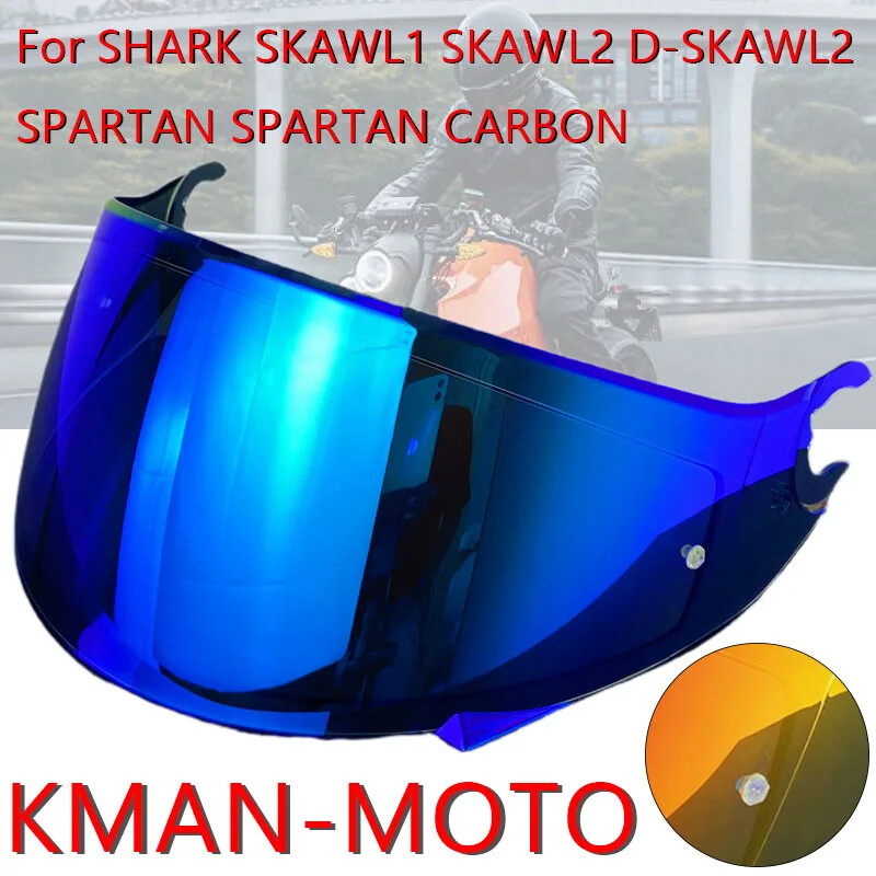 Visor Lens Replacement For SHARK Spartan D Skwal 2 Helmet Shield Anti-UV