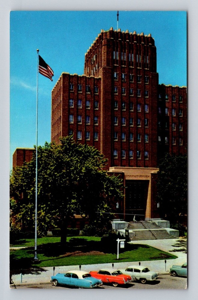 Ogden UT-Utah, Court House and City Hall, Antique Vintage Souvenir Postcard