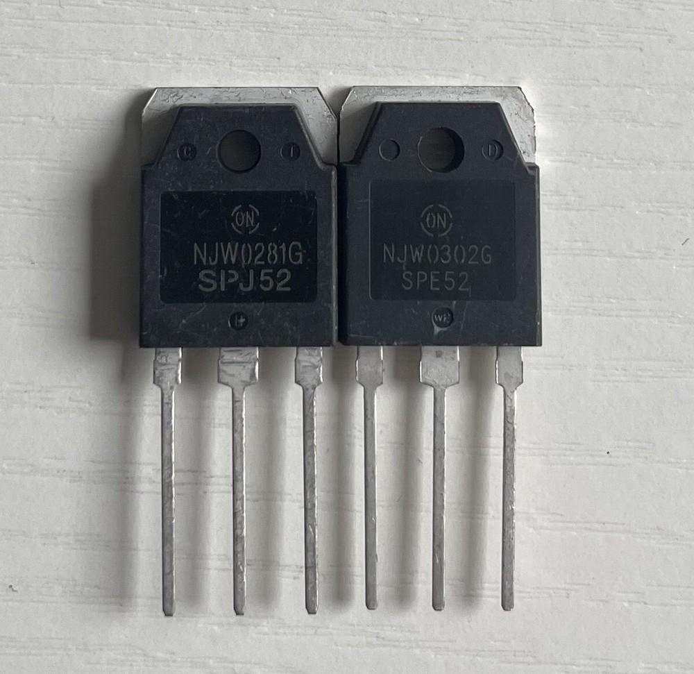10pairs (20pcs) NJW0281G NJW0302G NEW GENUINE BY ON Audio AMP
