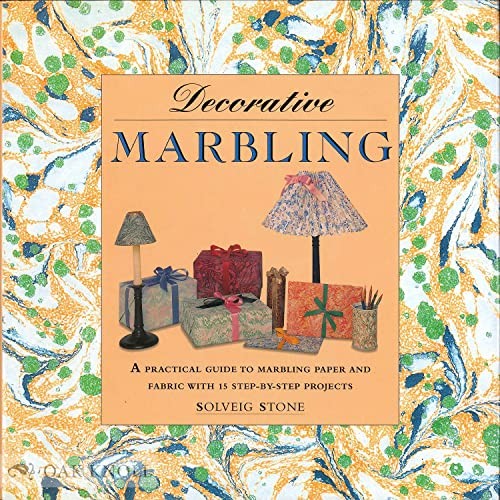 Decorative Marbling by Stone, Solveig Hardback Book The Fast Free ShippingFREE US DELIVERY | ISBN: 1851529764 | Quality Books