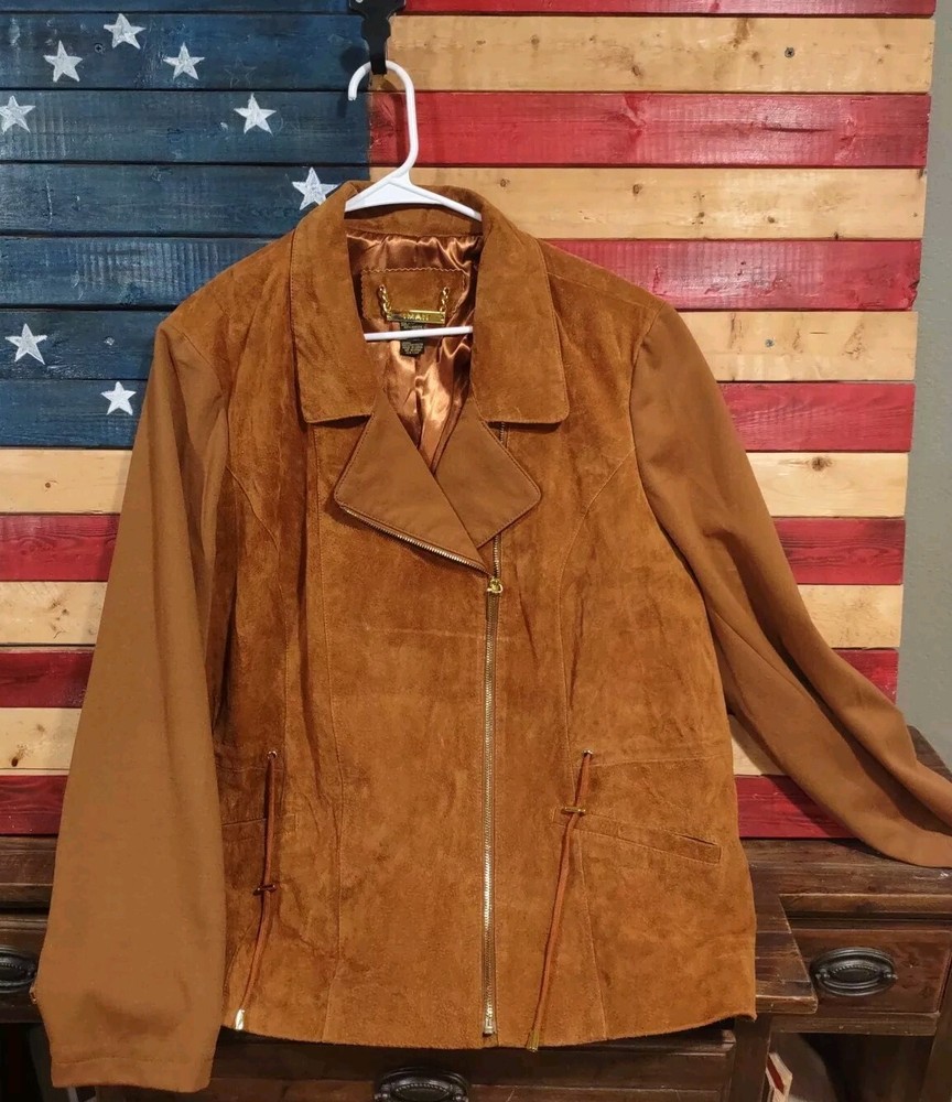 Iman 100% Genuine Leather Women's Jacket