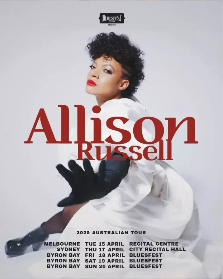 Allison Russell 2025 Australian Tour Poster Wall Art No Frame