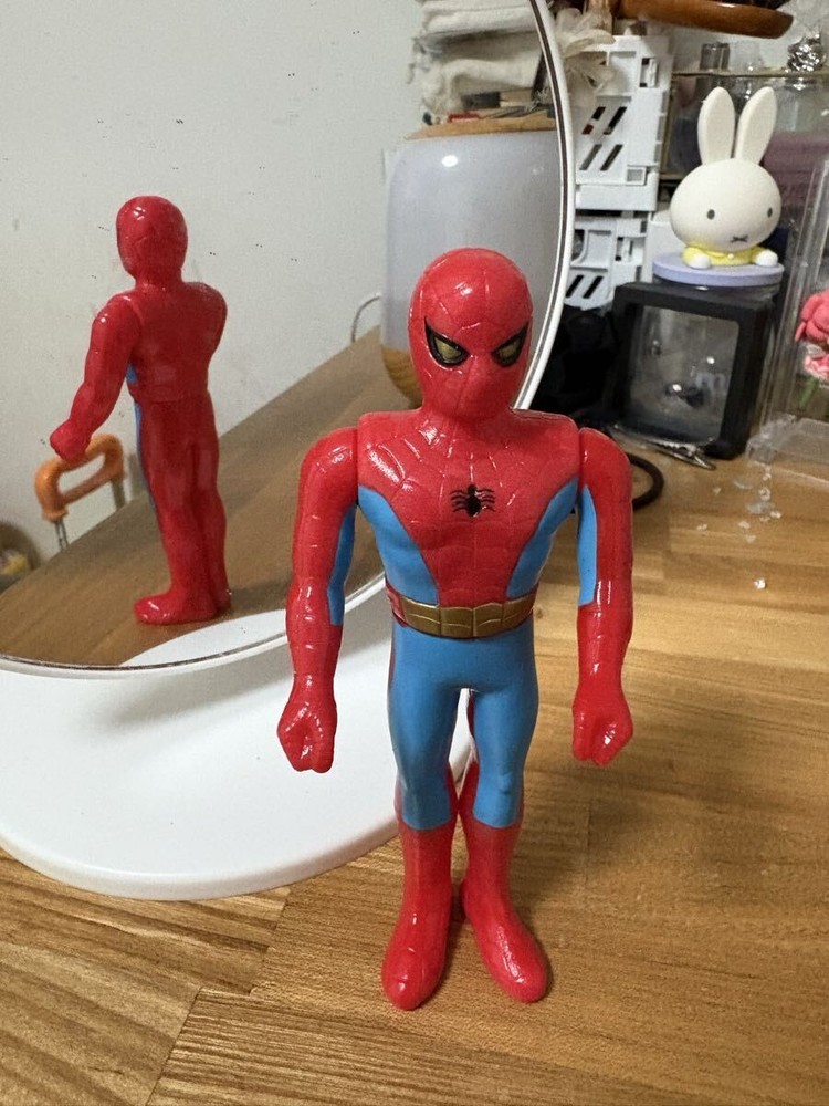SpiderMan Soft Vinyl Figure Toei Poppy Marvel Showa Retro From Japan