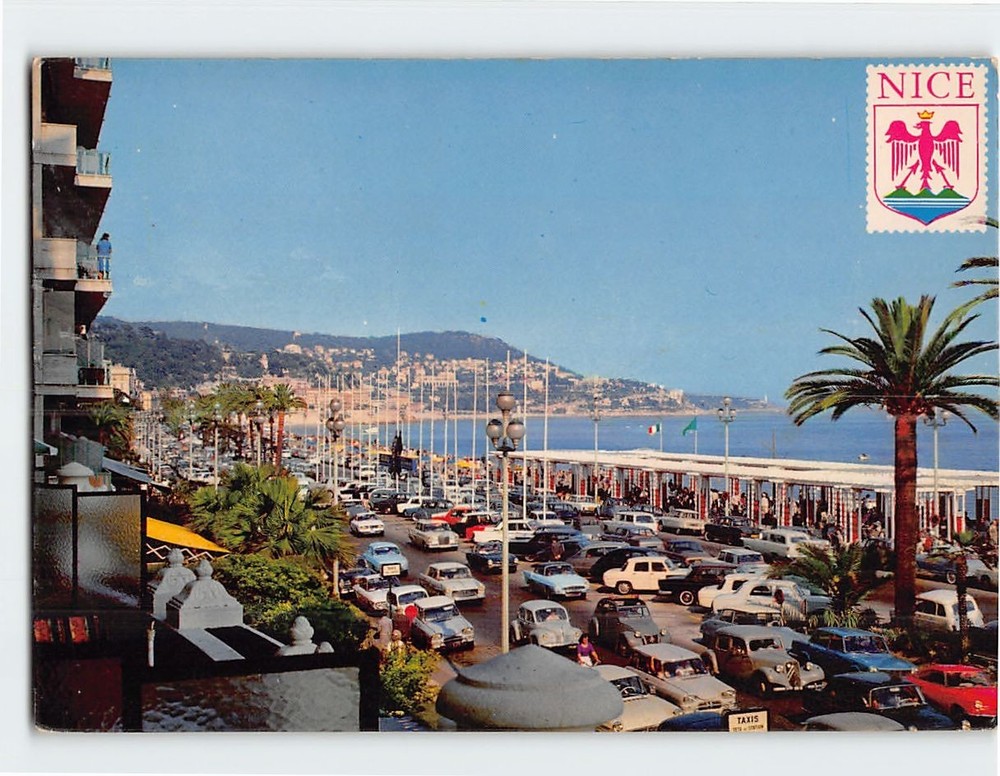 Postcard La promenade des Anglais et le cap de Nice France