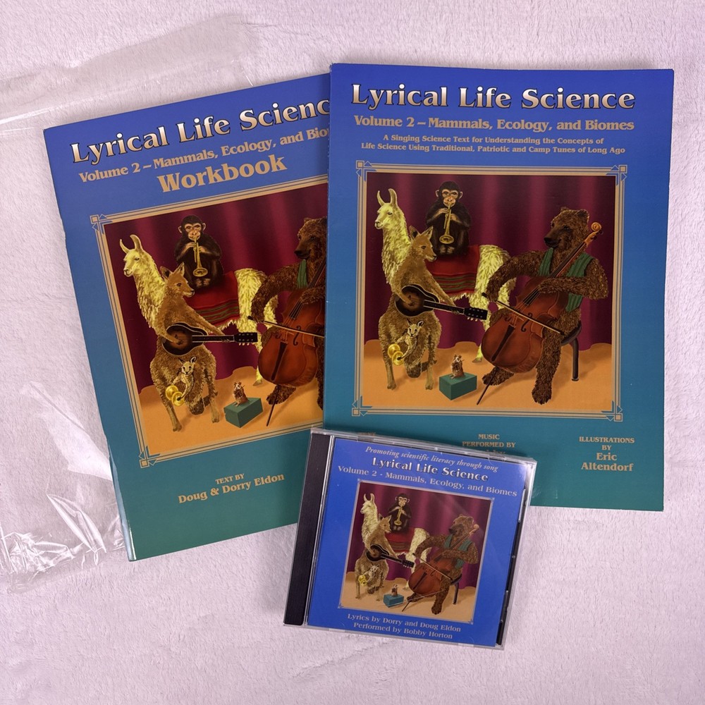 Lyrical Life Science Volume 2 Mammals, Ecology, and Biomes (Text, Workbook & CD)