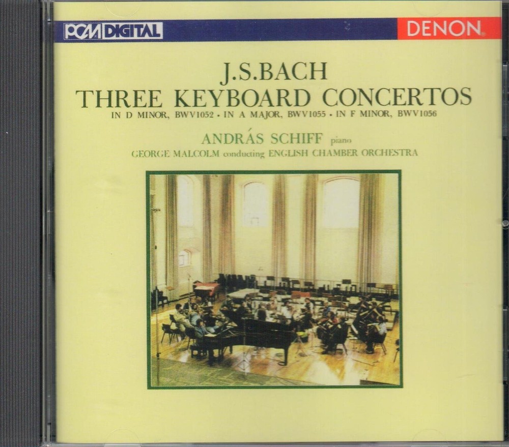 Johann Sebastian Bach [Composer]; , Bach: Three Keyboard Concertos, audioCD