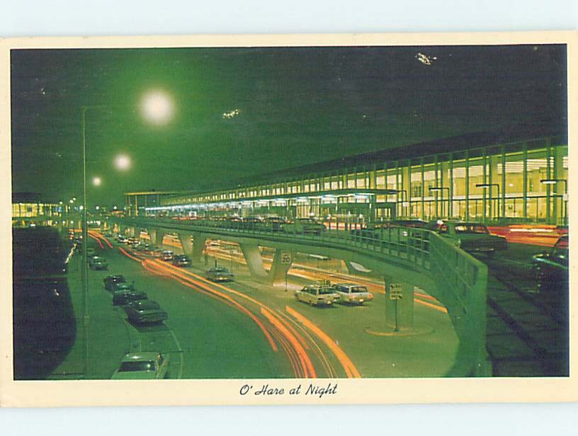 Pre-1980 AIRPORT SCENE Chicago Illinois IL m/09 AF1334