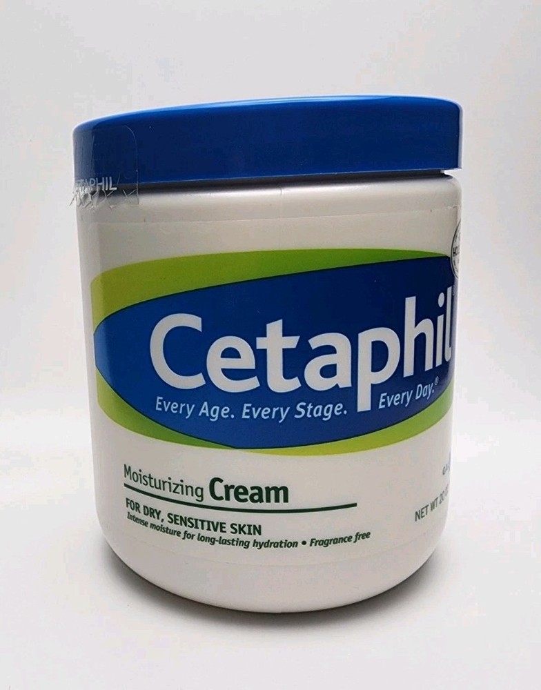 Cetaphil Moisturizing Cream for Dry Sensitive Skin Fragrance Free Hydrating Rich Cream 20 Oz