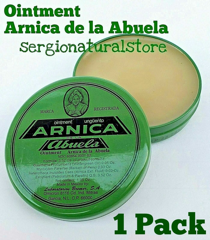 ARNICA LA ABUELA OINTMENT 30 grs each Made in Mexico Pomada Original-image