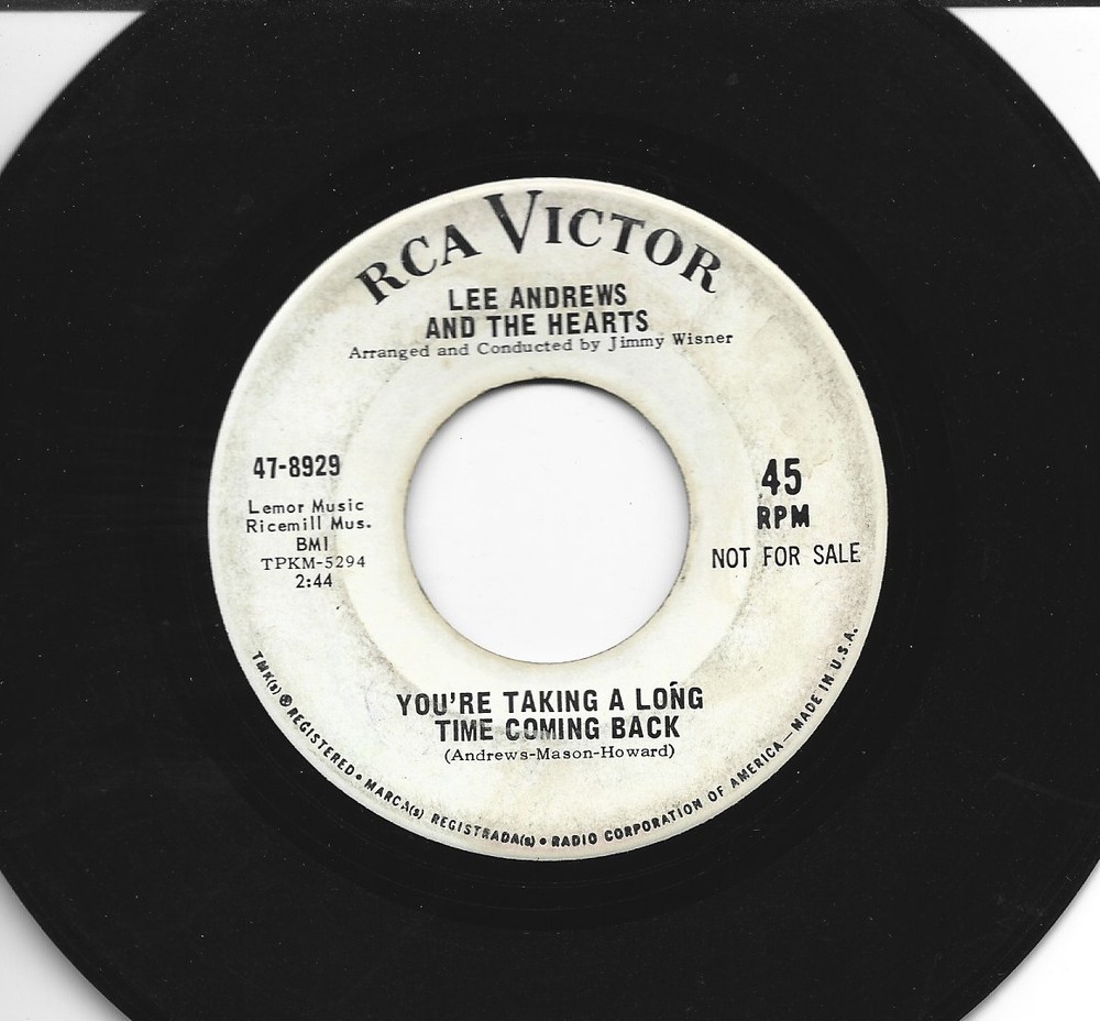 Northern Soul  45 - Lee Andrews  & Hearts - Quiet As Its Kept-Hear -1966 Dj Rca